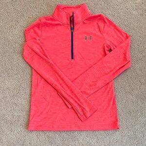 Under Armour Coral Quarter-Zip Pullover